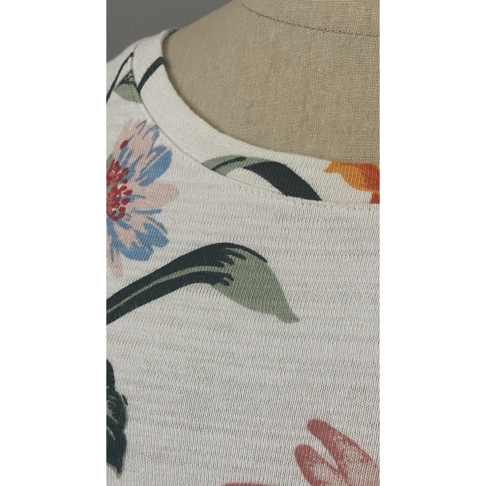 Women's Floral Lightweight Pullover Sweater Size S Feminine Garden Artsy BOHO - Picture 3 of 9